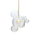 Moderner Cear Bubbles dekorativer Glas-LED-hängender Pendelleuchte-Kronleuchter